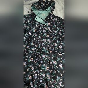 Vera Bradley Floral Hooded Rain Jacket